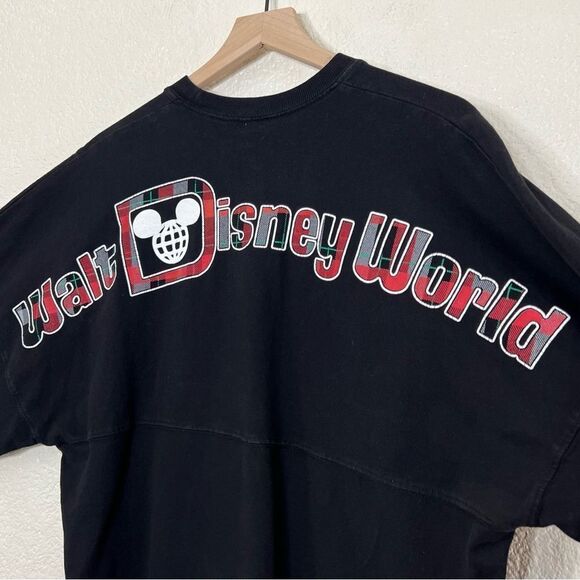 Disney Parks x Spirit Jersey Plaid Disney World Spell Out Mickey Mouse Holiday S - Picture 4 of 9